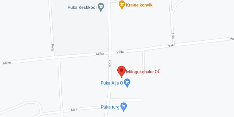 Puka Mängukeskus FUN asukoht kaardil